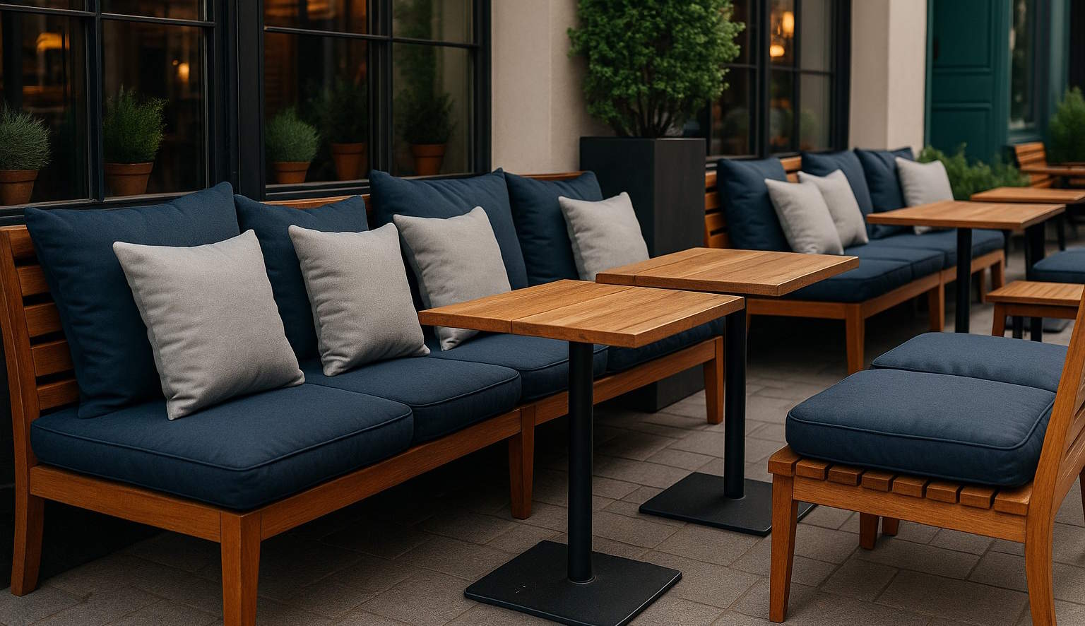 Изготовление и пошив подушек для кафе